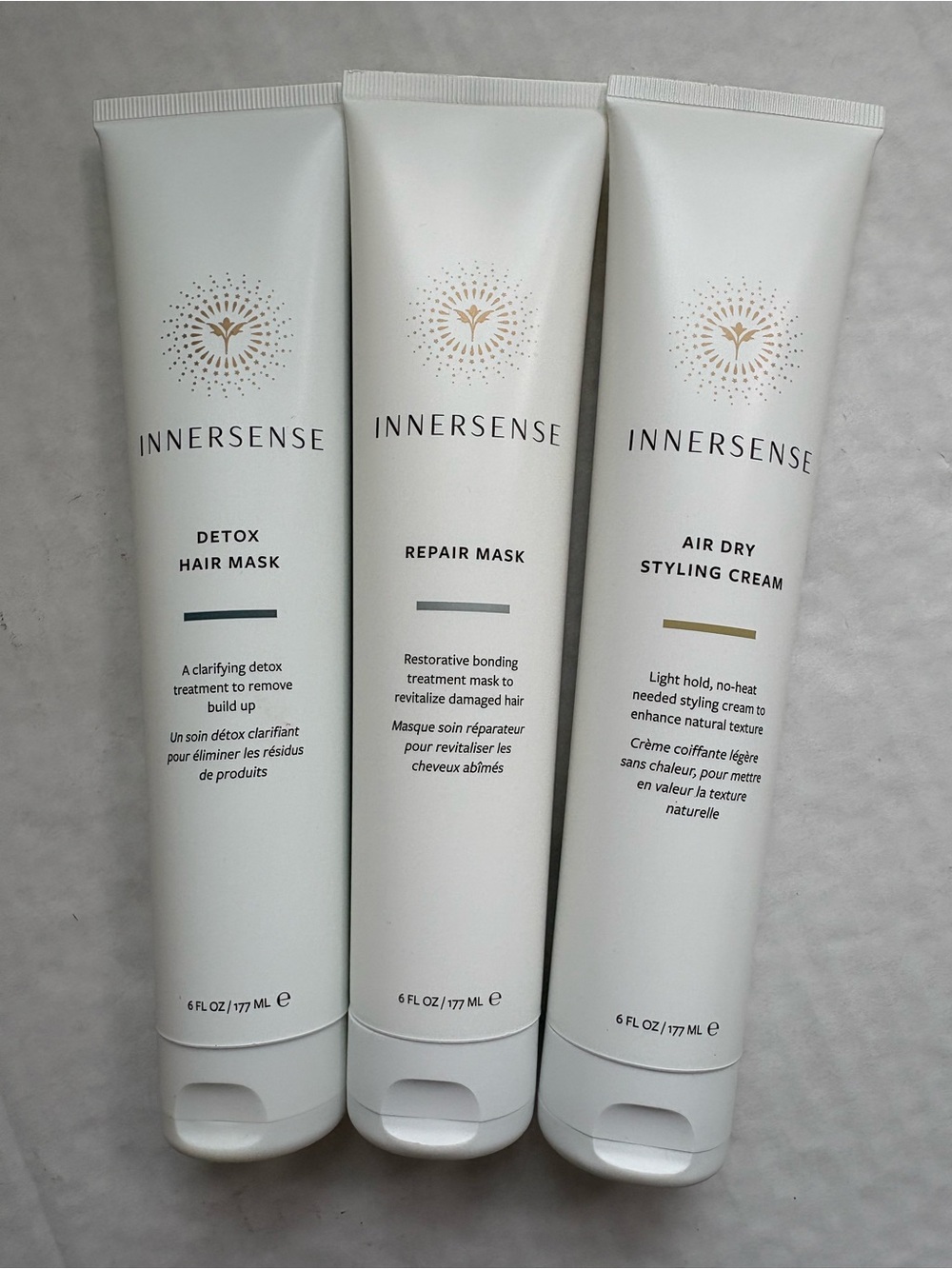 Innersense Detox Hair Mask Repair Mask Air Dry Styling Cream Full Size Clean